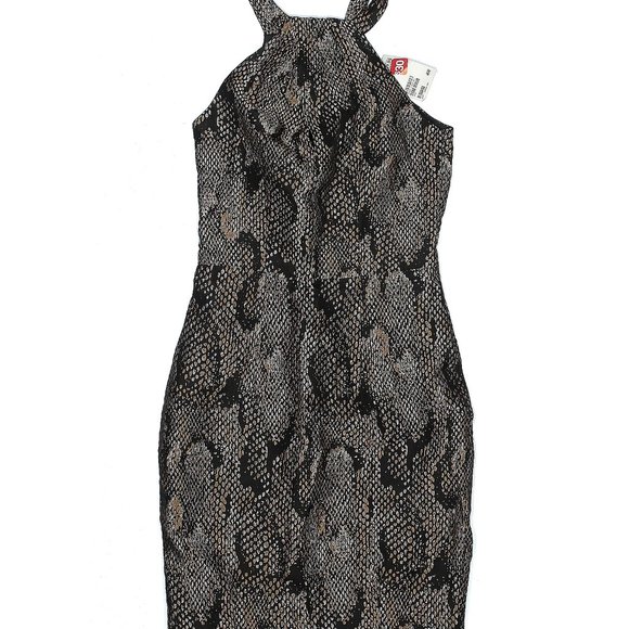 Sexy Snakeskin Print Bodycon Dress - Picture 1 of 2